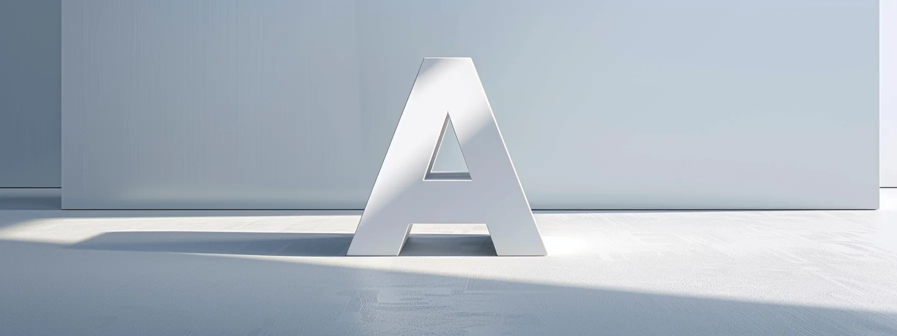 a sleek, modern typeface displayed on a clean, white background, demonstrating the impact of fonts in graphic design.