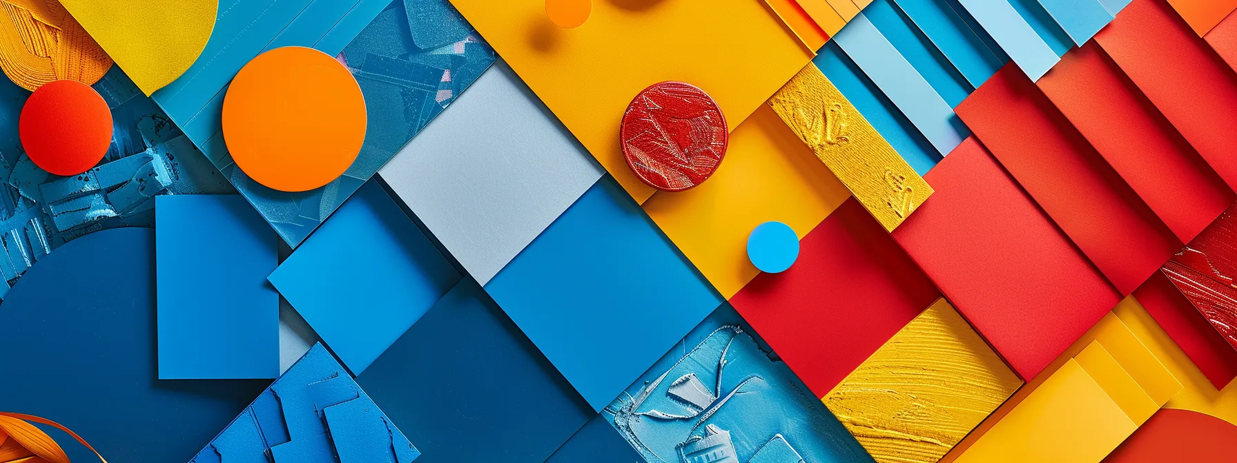 a vibrant mood board featuring a mix of primary and secondary colors, inspiring brand differentiation and connection. a vibrant mood board featuring a mix of primary and secondary colors, inspiring brand differentiation and connection.